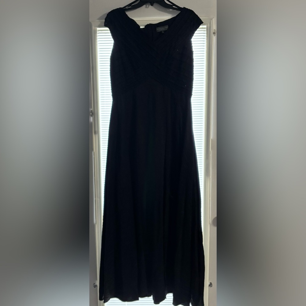 KM Collections formal gown, beaded bodice, NWT